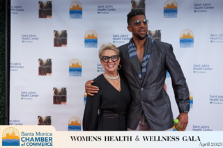 Food & Fitness Coach Ramell with Santa Monica Chamber of Commerce President Judy Kruger at Women's Health & Wellness Gala